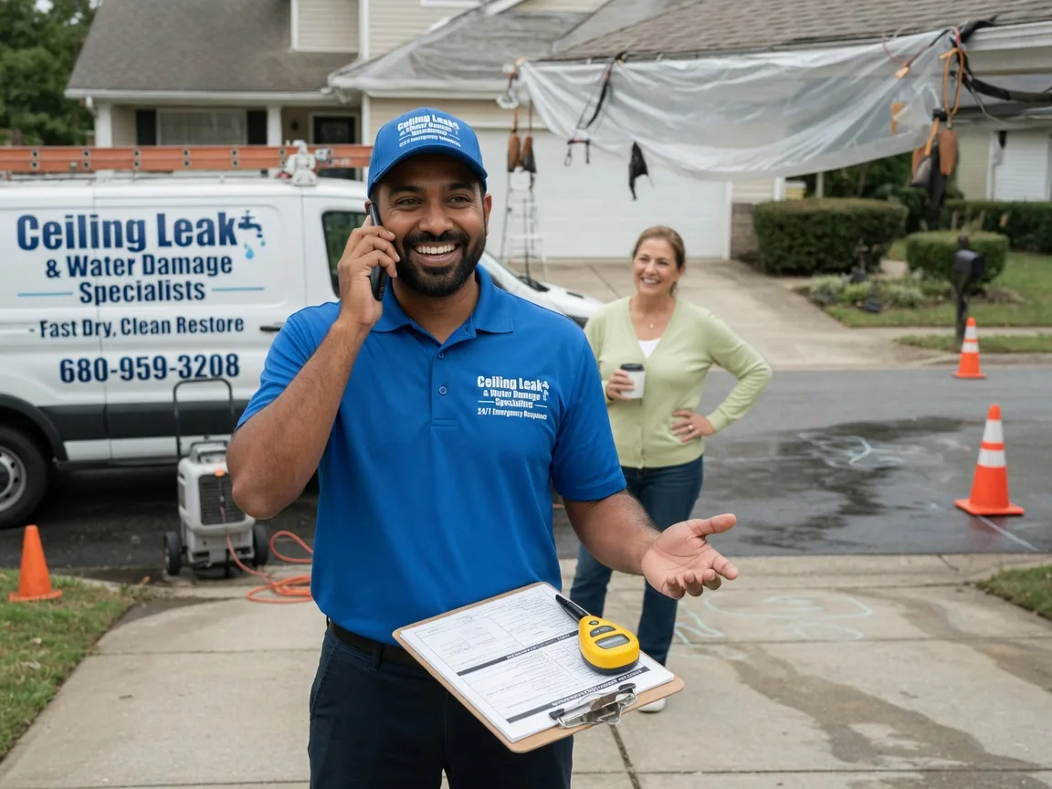 Ceiling Leak Cleanup Woodford, VA FAQs